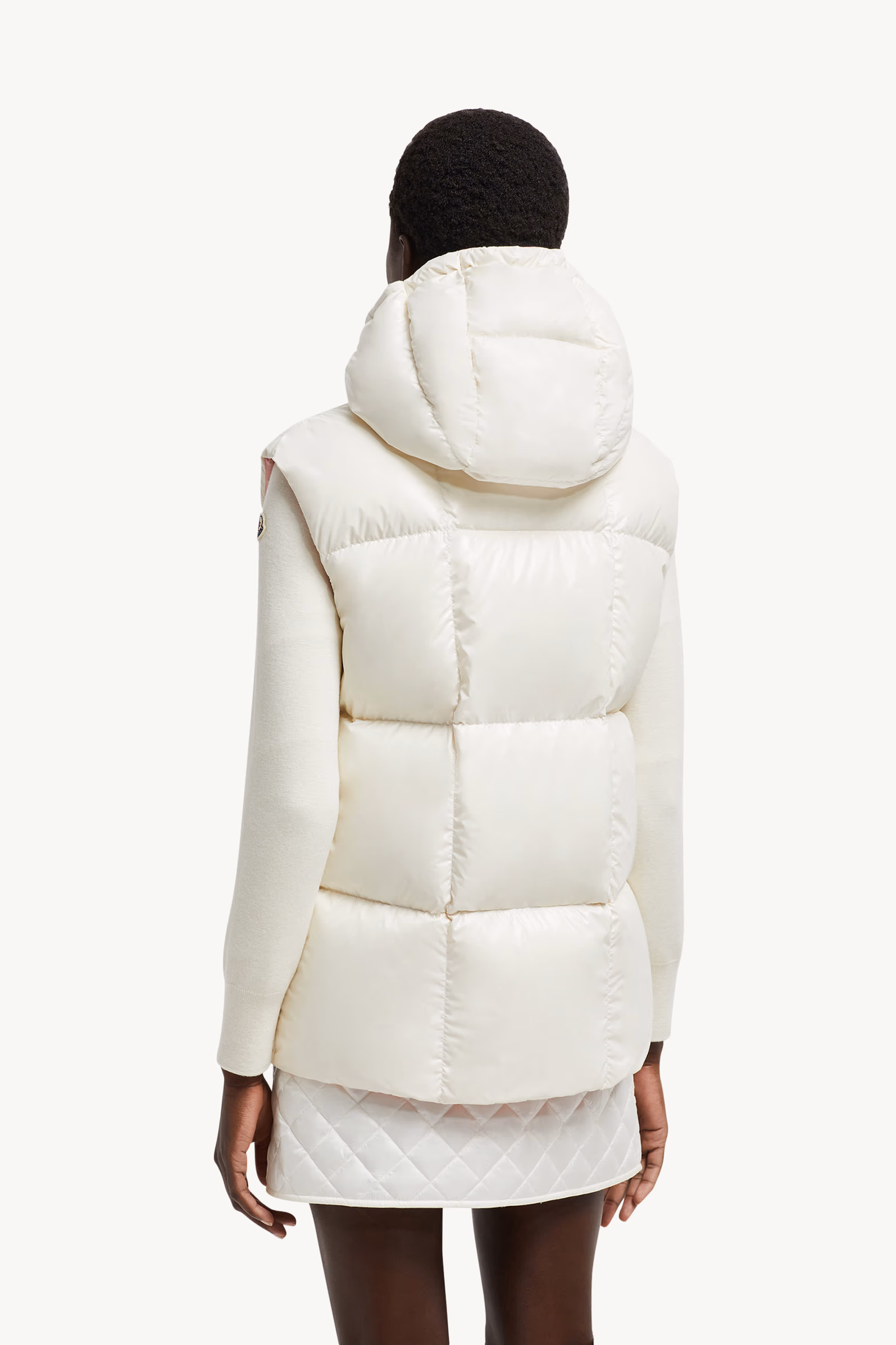 Doudoune sans manches Luzule à capuche Femmes Blanc Moncler 5